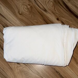 West Elm Organic White Duvet Cover